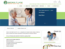 Tablet Screenshot of genesnlife.com